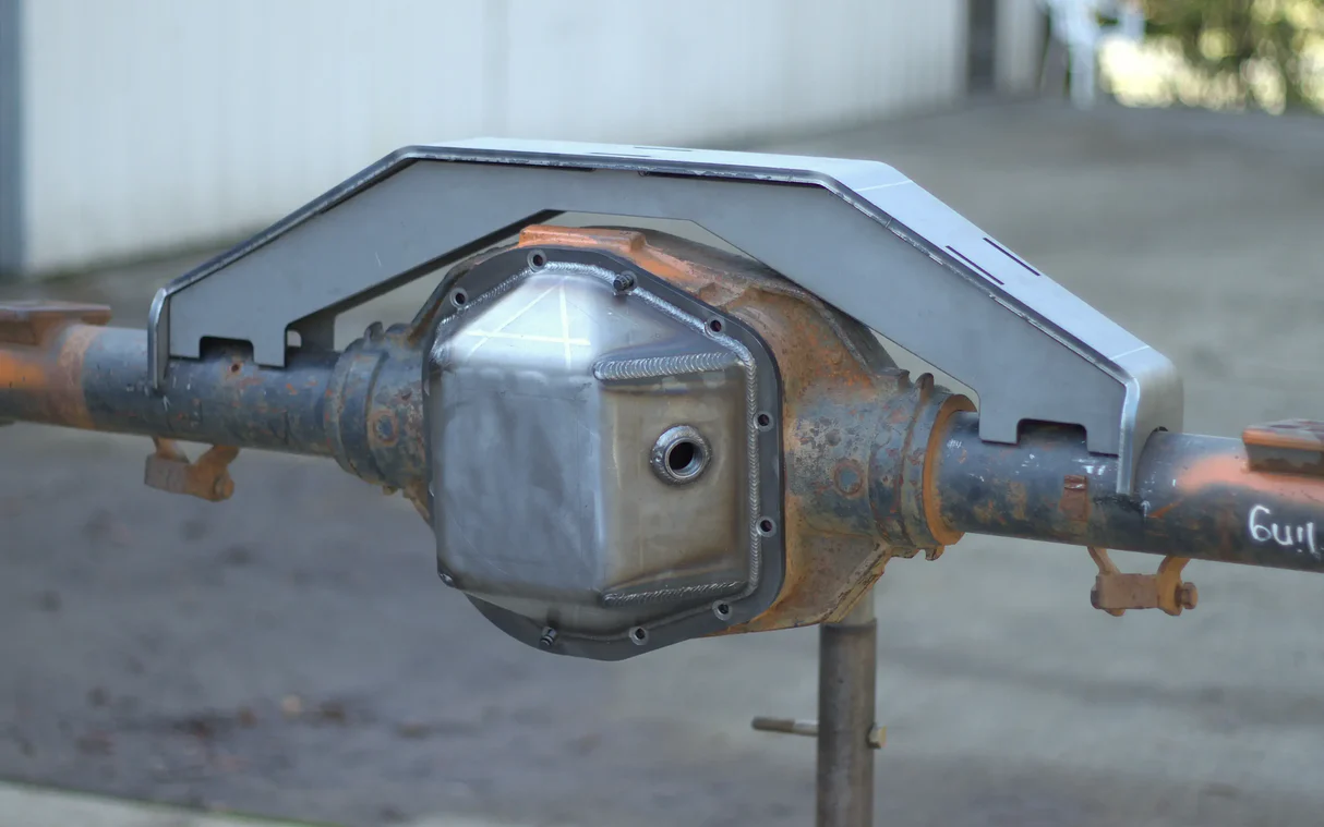 Toyota axle truss installed on axle housing